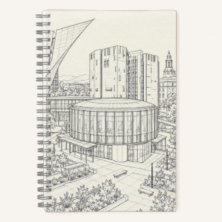 Sie Welcome Centre Denver Colorado Notebook