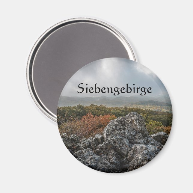 Siebengebirge Souvenir Magnet (Front/Back)