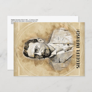 Siegbert Tarrasch Chess Player Postcard