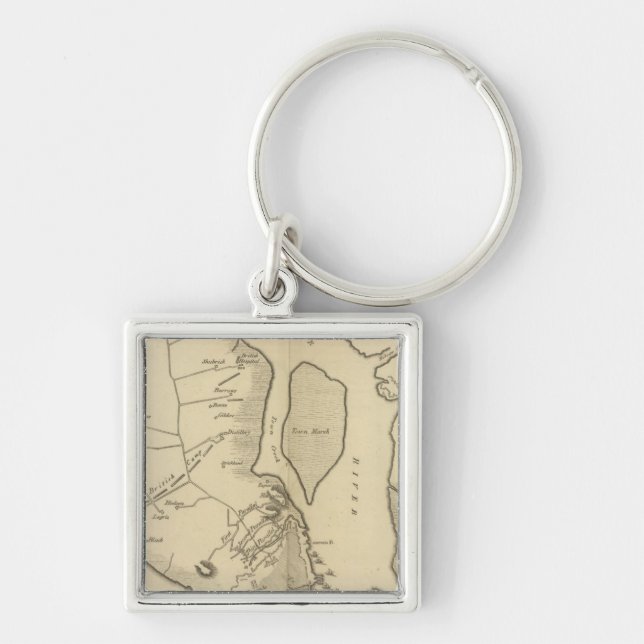 Siege of Charleston in S Carolina Key Ring (Front)
