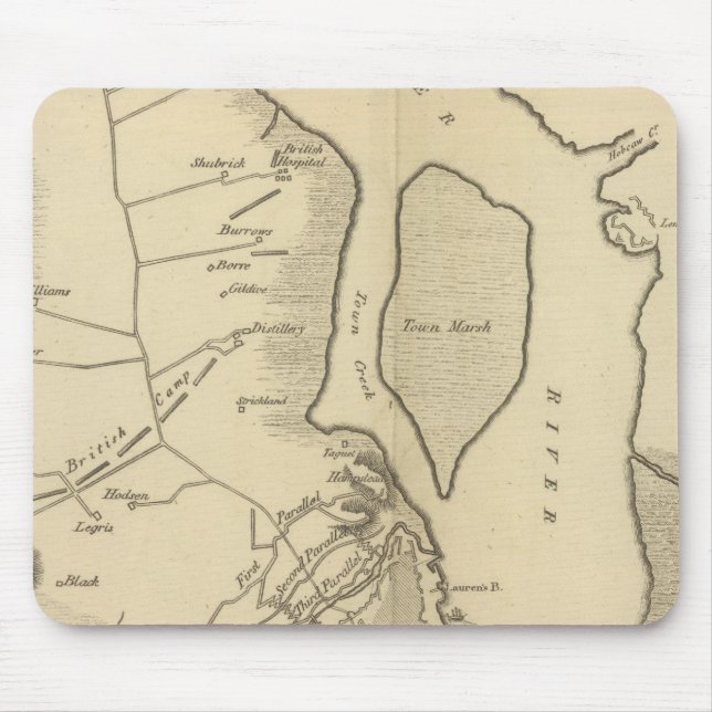 Siege of Charleston in S Carolina Mouse Pad (Front)