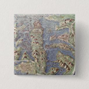 Siege of Malta 15 Cm Square Badge