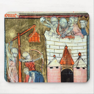 Siege of the Chateau de Chinon Mouse Pad