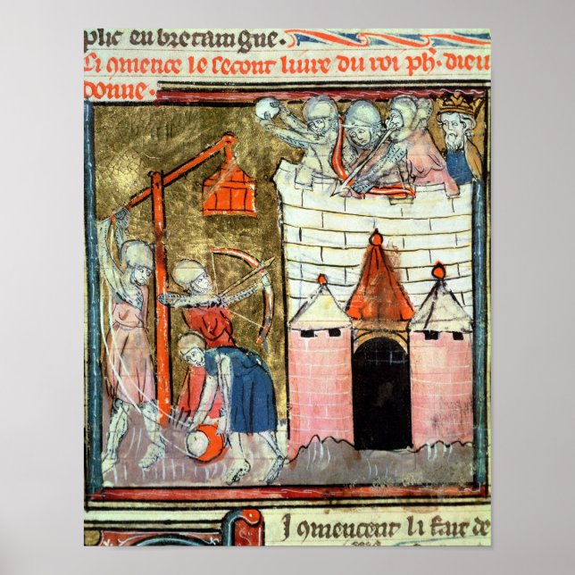 Siege of the Chateau de Chinon Poster (Front)