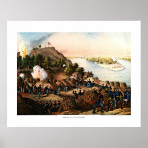 Siege of Vicksburg Ulysses S. Grant 1888 Poster