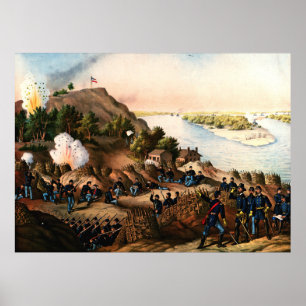 Siege of Vicksburg Ulysses S. Grant 1888 Poster