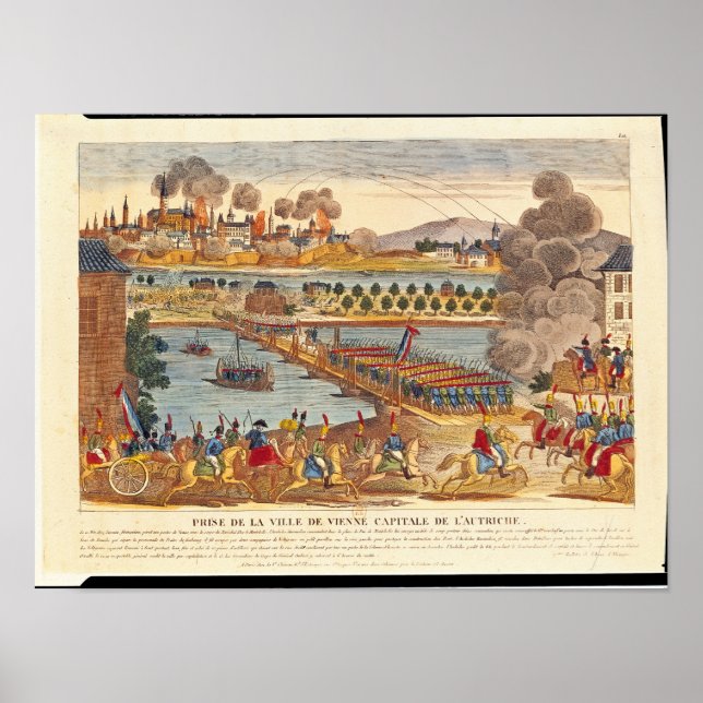 Siege of Vienna, 10th May 1809 Poster (Front)