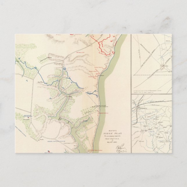 Siege of Yorktown Postcard (Front)