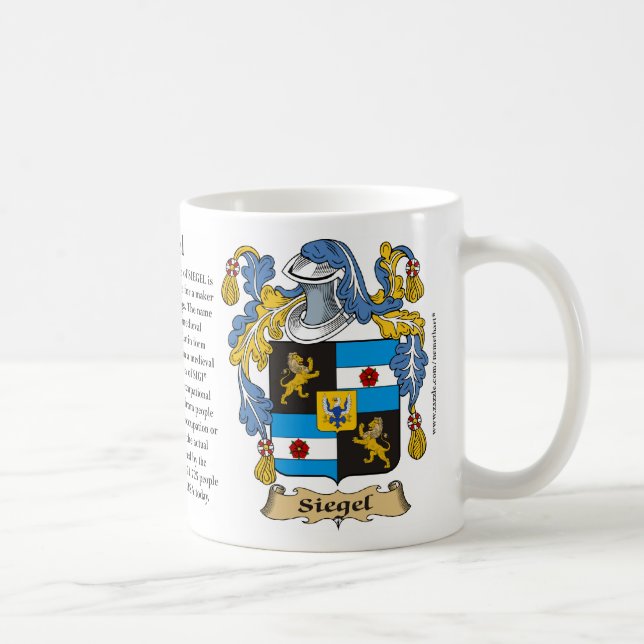 Siegel, the Origin, the Meaning and the Crest Mug (Right)