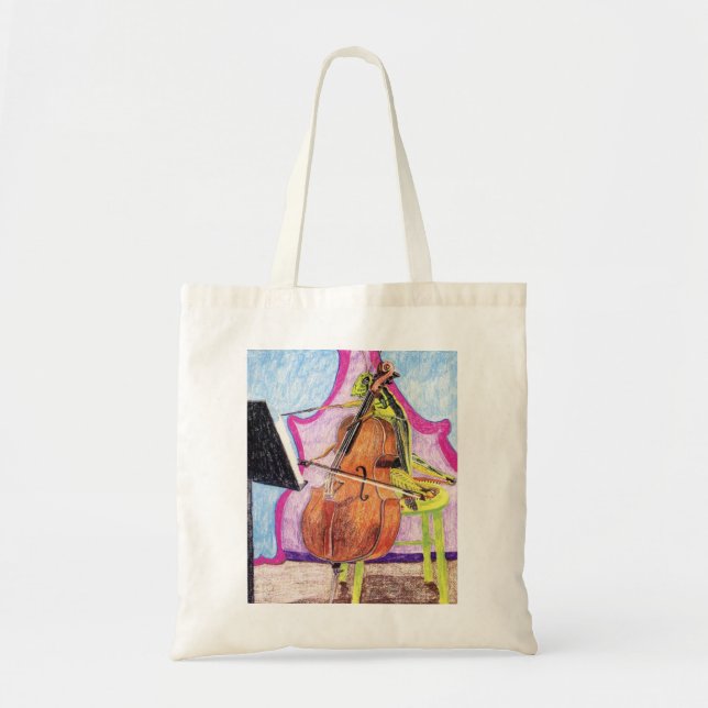Siegfried Plays The Cello Tote Bag (Front)