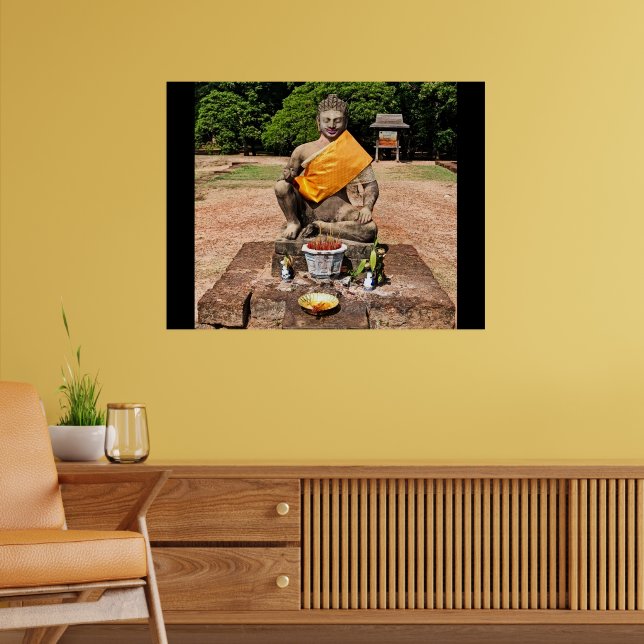 Siem Reap Buddha Poster (Living Room 2)