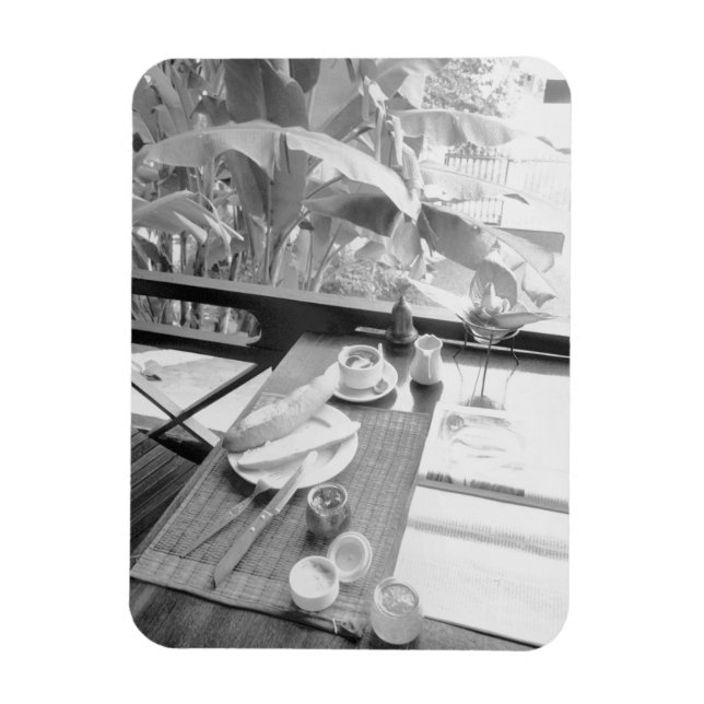 Siem Reap Cambodia, Continental Breakfast Magnet (Vertical)