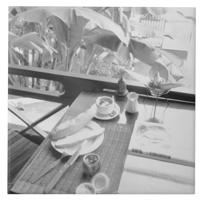 Siem Reap Cambodia, Continental Breakfast Tile (Front)