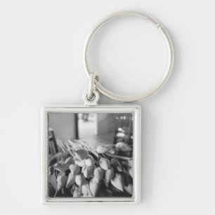 Siem Reap Cambodia, Lotus Flowers Key Ring
