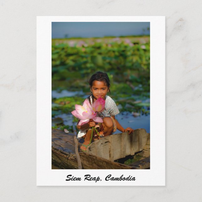 Siem Reap, Cambodia Postcard (Front)