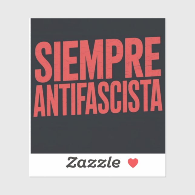 Siempre Antifascista (Sheet)