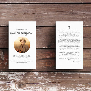Siempre en Nuestros Corazones Spanish Photo Prayer