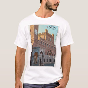 Siena - Palazzo Pubblico Morning T-Shirt