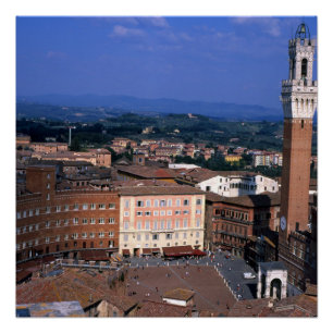 Siena Tuscany  Italy Poster