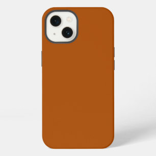 Sienna Brown background ready to customise iPhone 13 Case