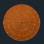 Sienna brown colour accent ready to customise dartboard<br><div class="desc">This custom stylish product in Sienna brown colour accent for yourself or as a gift sure to make an impression in all occasions. Click on the "Customise it!" button to reveal tools to customise this product if you wish using a text editor and an image loader.</div>