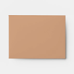 Sienna brown colour decor ready to customise envelopes