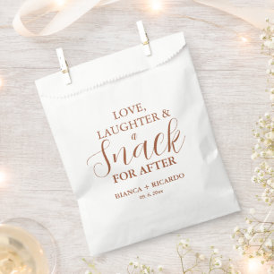 Sienna Love Laughter Wedding Candy cookies Doughnu Favour Bags