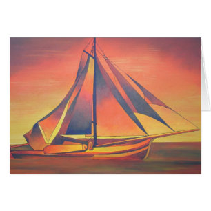 Sienna Sails at Sunset