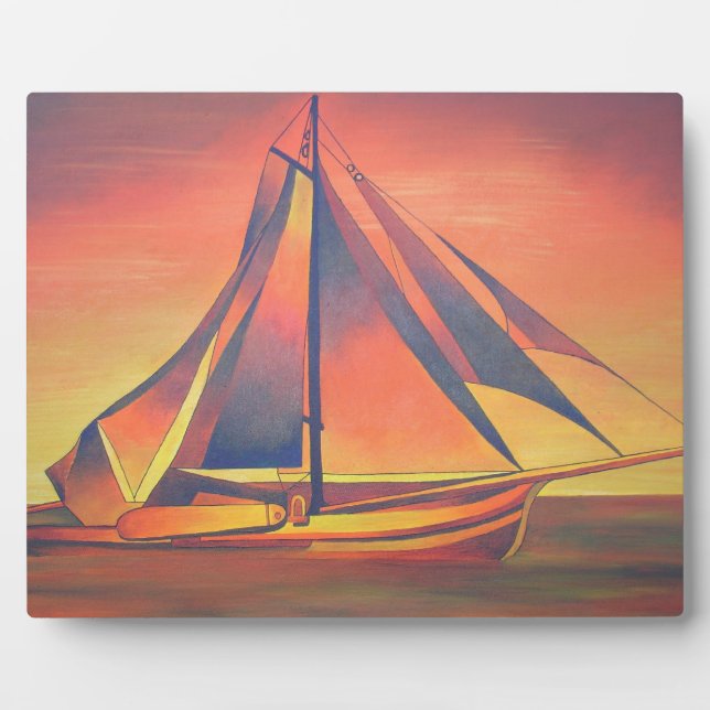 Sienna Sails at Sunset Plaque (Front)