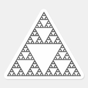 Sierpinski Triangle Triangle Sticker