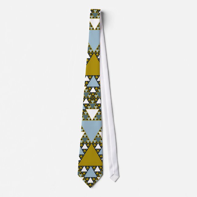 Sierpinski triangles tie (Front)