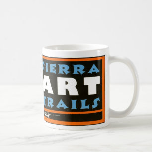 Sierra Art Trails logo wrapped mug