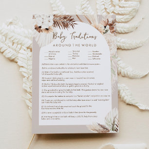 SIERRA Baby Traditions Around The World Game Invitation