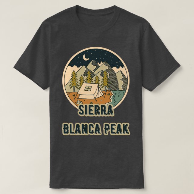 Sierra Blanca Peak T-Shirt (Design Front)