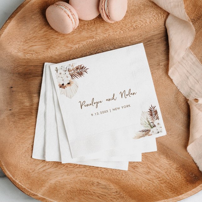 SIERRA Bohemian Pampas Enclosure Card Napkin (Creator Uploaded)