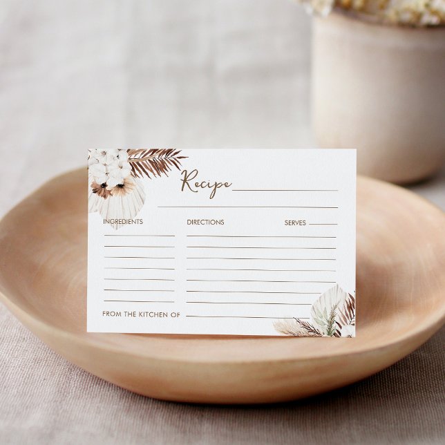 SIERRA Bohemian Pampas Recipe Card (Creator Uploaded)