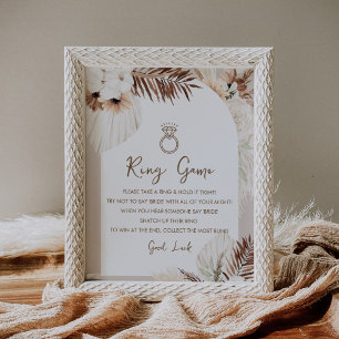 SIERRA Boho Ring Game Don't Say Bride Sign