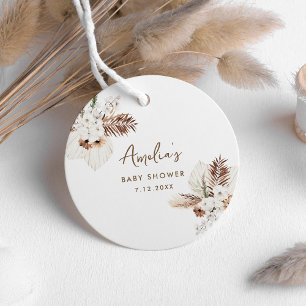 SIERRA Bohomian Baby Shower  Favour Tags