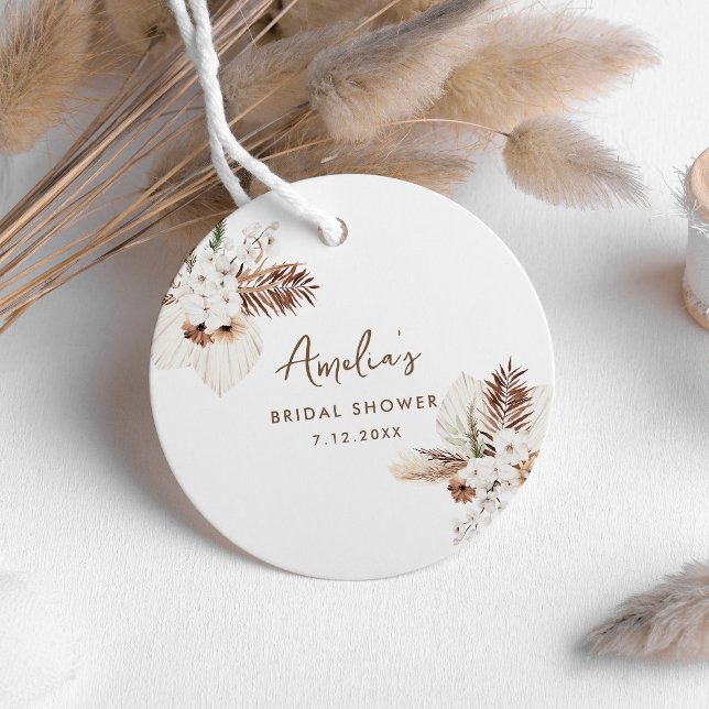 SIERRA Bohomian Bridal Shower  Favour Tags (Creator Uploaded)