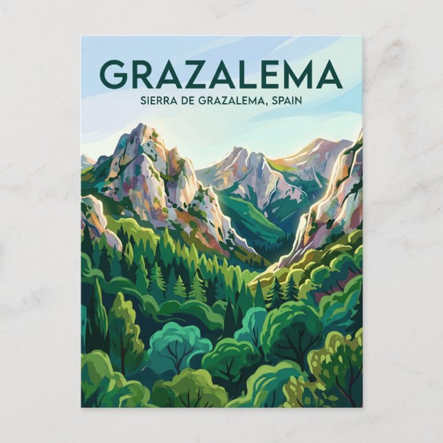 Sierra de Grazalema Spain Postcard (Front)