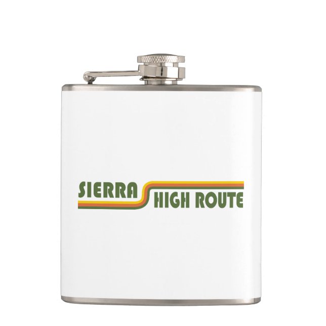 Sierra High Route California Hip Flask (Front)