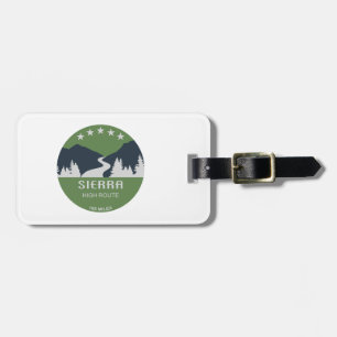 Sierra High Route Luggage Tag