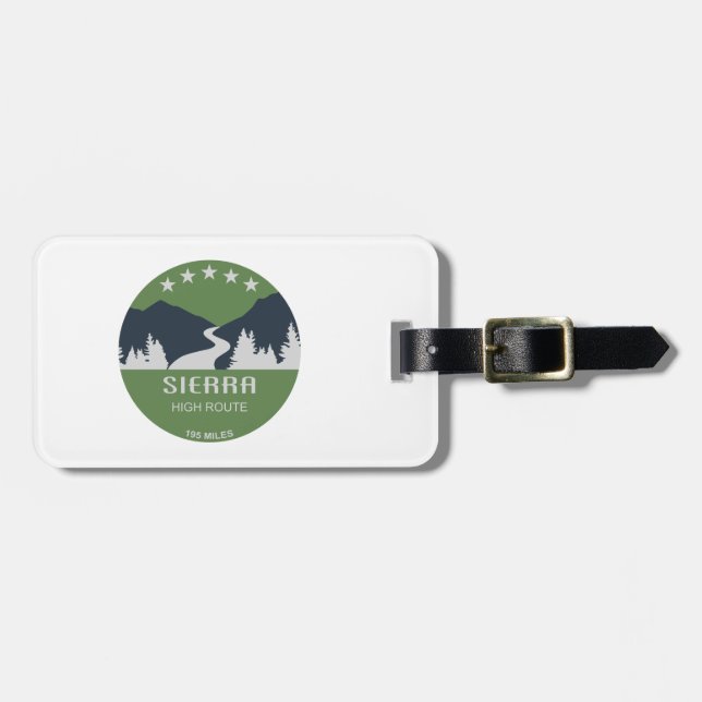 Sierra High Route Luggage Tag (Front Horizontal)