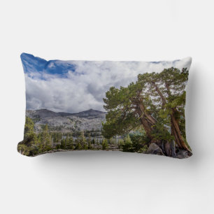 Sierra Juniper and Evergreen Trees Lumbar Cushion