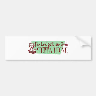 SIERRA LEONE BUMPER STICKER