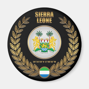 Sierra Leone Coat of Arms Magnet