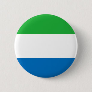 Sierra Leone flag 6 Cm Round Badge