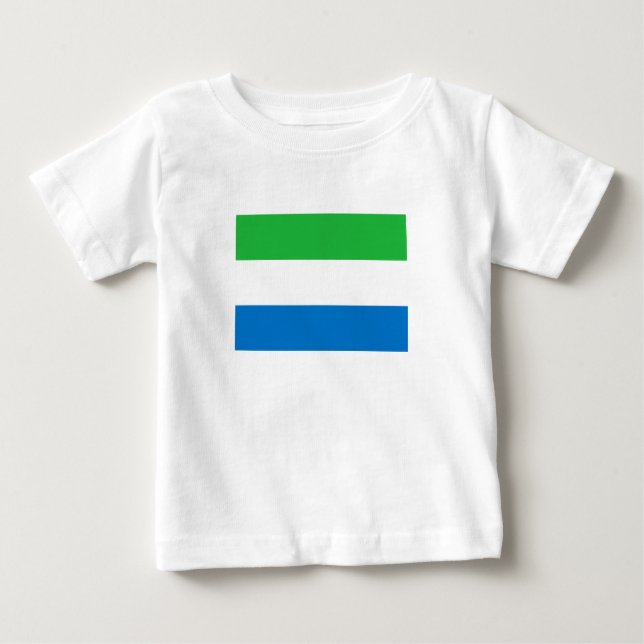 Sierra Leone Flag Baby T-Shirt (Front)