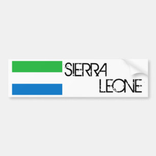 Sierra Leone Flag Bumper Sticker