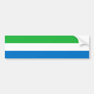 Sierra Leone Flag Bumper Sticker